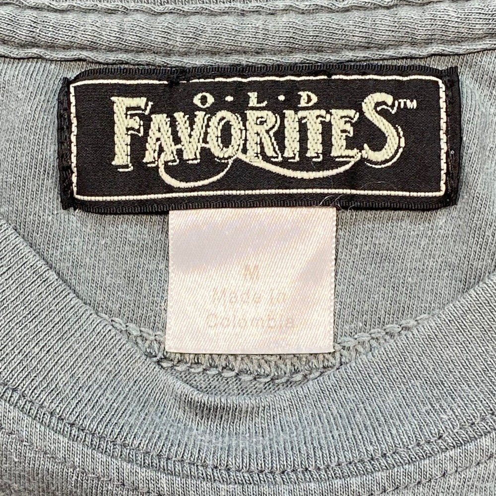Old‎ Favorites T Shirt M Medium Mens Green Madeira Beach Florida Embroidered Tee - Picture 4 of 7
